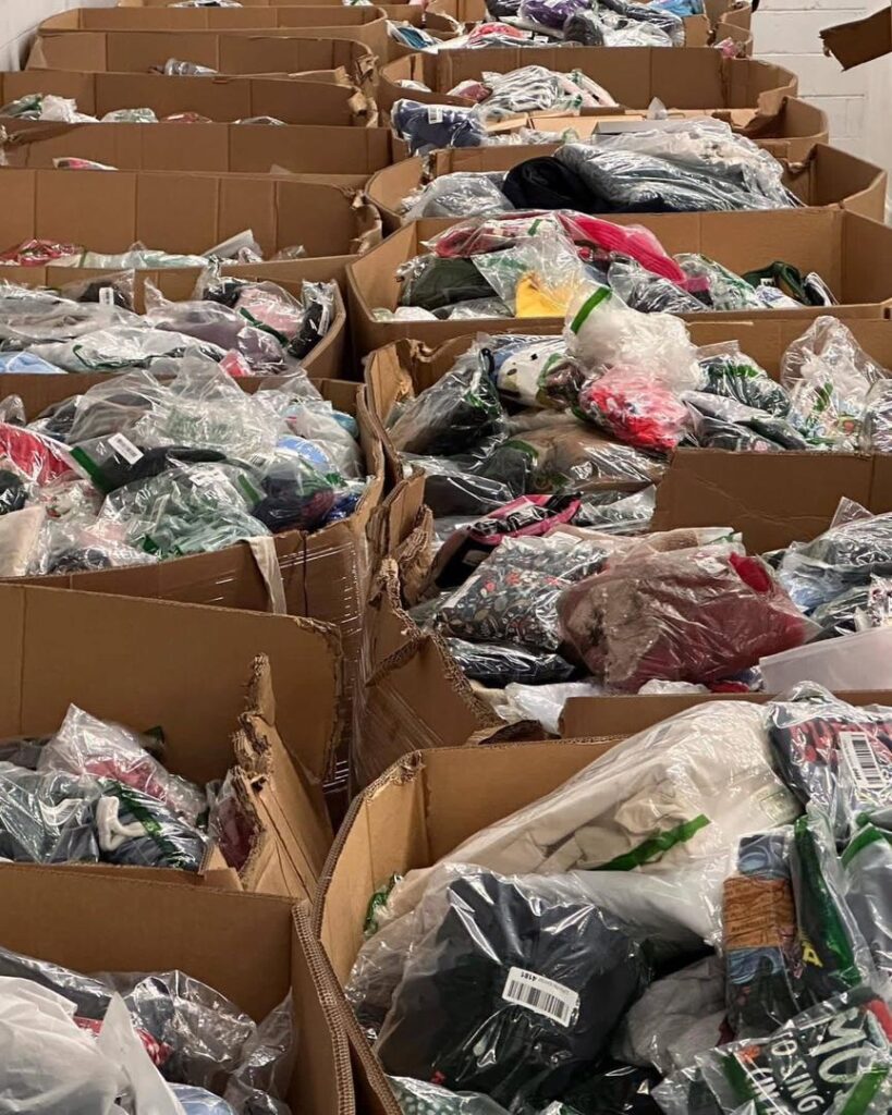 Clothing Liquidation Pallets